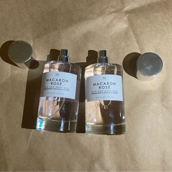 2 x Macaron ROSE Hair and Body Mist